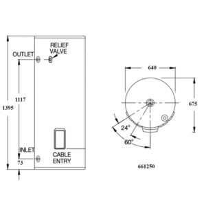 Vulcan 661250 250Litre Electric Storage