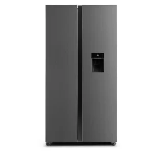 Kogan 592L Side by Side Fridge with Water Dispenser (Stainless Steel)